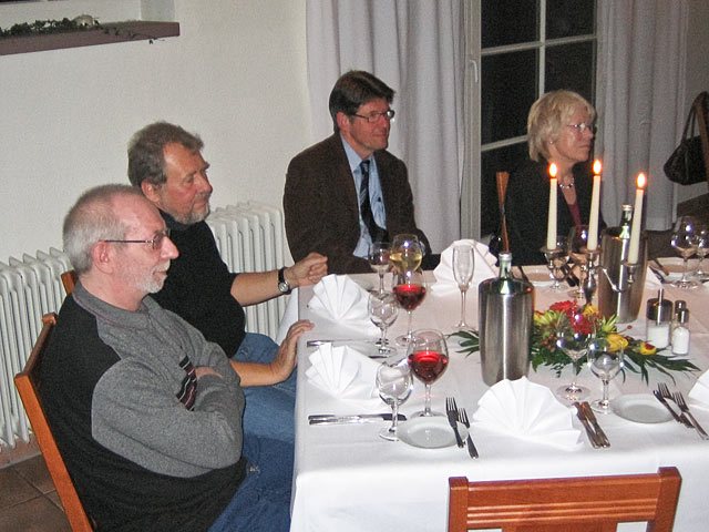 Auch die Parallelklasse in Gestalt von Wolfgang Strohm und Jürgen Wolter waren vertreten.