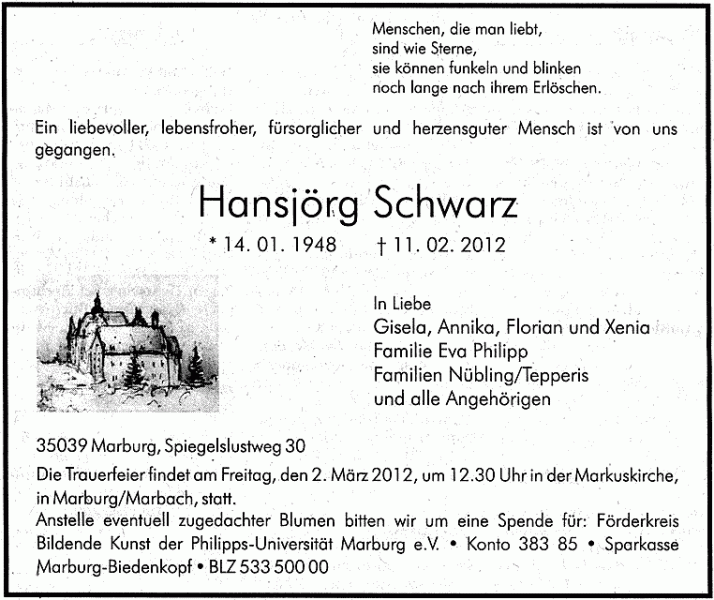 Traueranzeige 1