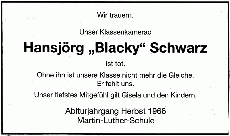 Traueranzeige 2